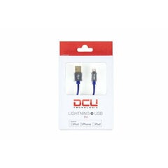 USB-Lightning Kaabel DCU 34101250 Meresinine (2 m) hind ja info | Mobiiltelefonide kaablid | kaup24.ee