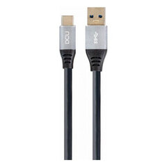 USB A - USB C Kaabel DCU Must (1,5M) hind ja info | Mobiiltelefonide kaablid | kaup24.ee