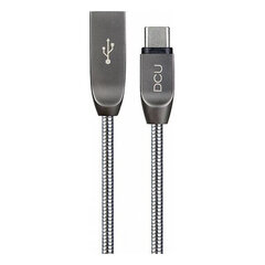 Кабель USB A — USB C DCU Серебряный цена и информация | Borofone 43757-uniw | kaup24.ee