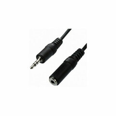 Audiokaabel (3.5mm) 3GO CA104 3 m Must hind ja info | Mobiiltelefonide kaablid | kaup24.ee