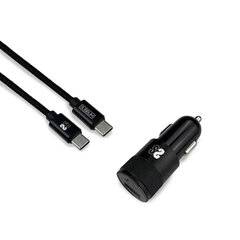 Universaalne USB Laadija Autosse + USB C Kaabel Subblim hind ja info | Mobiiltelefonide laadijad | kaup24.ee