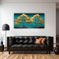 Картина Gold Trees цена и информация | Репродукции, картины | kaup24.ee