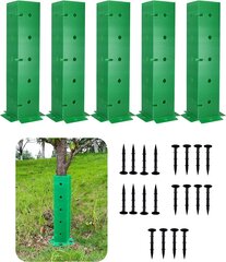Puutüve kaitse Superb Symbols, kõrgus 114 cm, roheline, 5 tk. hind ja info | Aiatööriistad | kaup24.ee