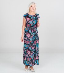 Naiste kleit Hansmark Tabi 64237*01, must/roheline 4741547925789 hind ja info | Kleidid | kaup24.ee