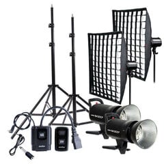 Godox SK200ll Duo KIT Комплект студийного освещения цена и информация | Осветительное оборудование для фотосъемок | kaup24.ee