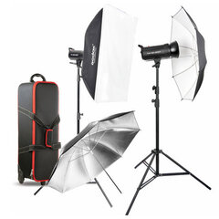 Godox SK400ll Complete Flash KIT Комплект студийного освещения цена и информация | Осветительное оборудование для фотосъемок | kaup24.ee