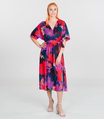 Naiste kleit Abito Moda 232602 01, tumeroheline/lilla 232602*01-ONE цена и информация | Платья | kaup24.ee