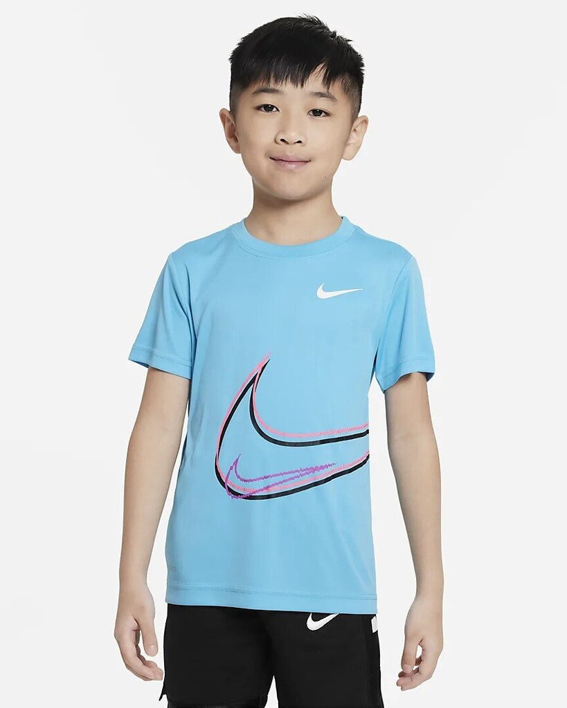 Laste T-särk Nike 86K623*F85, türkiis 825664768758 цена и информация | Poiste särgid | kaup24.ee