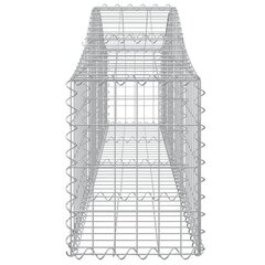 vidaXL kaarekujulised gabioonkorvid 12 tk, 200x30x40/60 cm, raud hind ja info | Aiad ja tarvikud | kaup24.ee