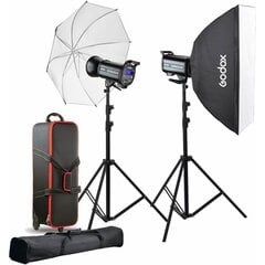 Godox QS600II High Performance KIT Комплект студийного освещения цена и информация | Осветительное оборудование для фотосъемок | kaup24.ee