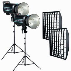 Godox QS400II High Performance KIT Комплект студийного освещения цена и информация | Осветительное оборудование для фотосъемок | kaup24.ee