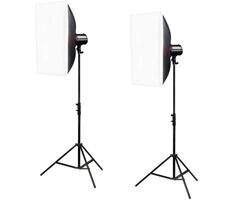 Godox Mini Pioneer 250 Watt Softbox Duo KIT Комплект Студийного освещения цена и информация | Осветительное оборудование для фотосъемок | kaup24.ee