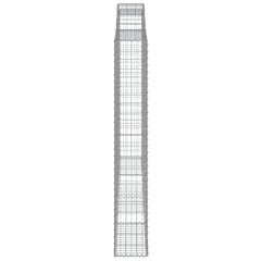 vidaXL kaarekujuline gabioonkorv, 300x30x200/220 cm, raud hind ja info | Aiad ja tarvikud | kaup24.ee