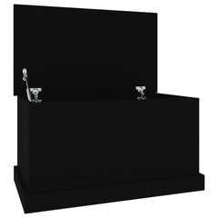 vidaXL hoiukast, must, 70x40x38 cm, tehispuit hind ja info | Hoiukastid ja -korvid | kaup24.ee