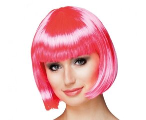 Ярко-розовый парик (каре) цена и информация | Карнавальные костюмы | kaup24.ee