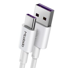 Mcdodo Высокоскоростной USB - кабель USB тип C для Huawei SCP / FCP 5A 1м цена и информация | Borofone 43757-uniw | kaup24.ee