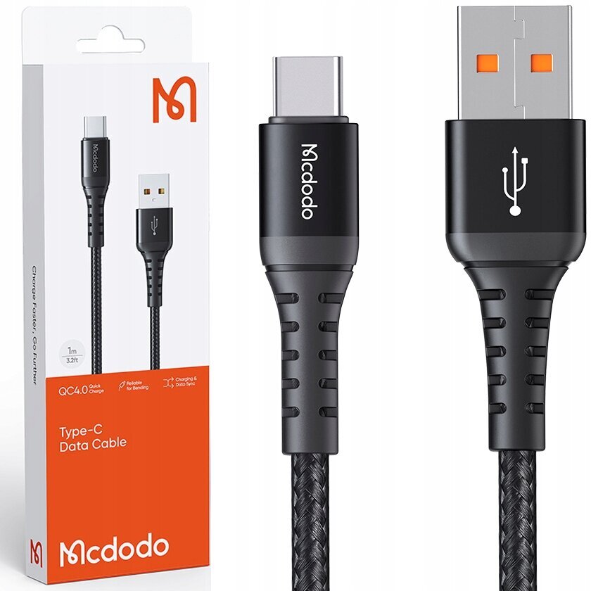 USB-C kaabel, QC 4.0, 1m, Mcdodo hind ja info | Mobiiltelefonide kaablid | kaup24.ee