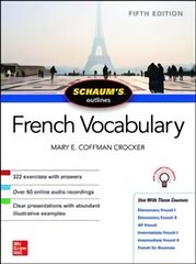 Schaum's Outline of French Vocabulary, Fifth Edition 5th edition цена и информация | Пособия по изучению иностранных языков | kaup24.ee