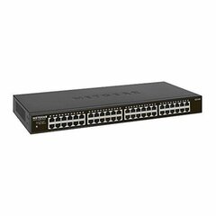 NETGEAR GS348 Неуправляемый гигабитный Ethernet (10/100/1000) 1U, черный цена и информация | Коммутаторы (Switch) | kaup24.ee
