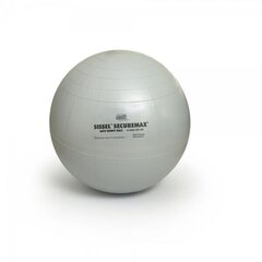 Мяч для упражнений Sissel® Securemax®, 75 см, серый цена и информация | Гимнастические мячи | kaup24.ee