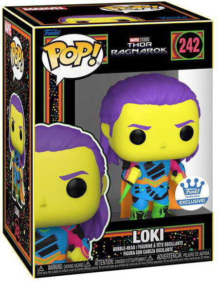 Kujuke Funko POP! Marvel Thor Ragnarok Loki Black light Exclusive hind ja info | Fännitooted mänguritele | kaup24.ee