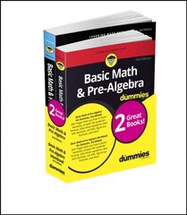 Basic Math & Pre-Algebra For Dummies Book plus Workbook Bundle цена и информация | Книги по экономике | kaup24.ee