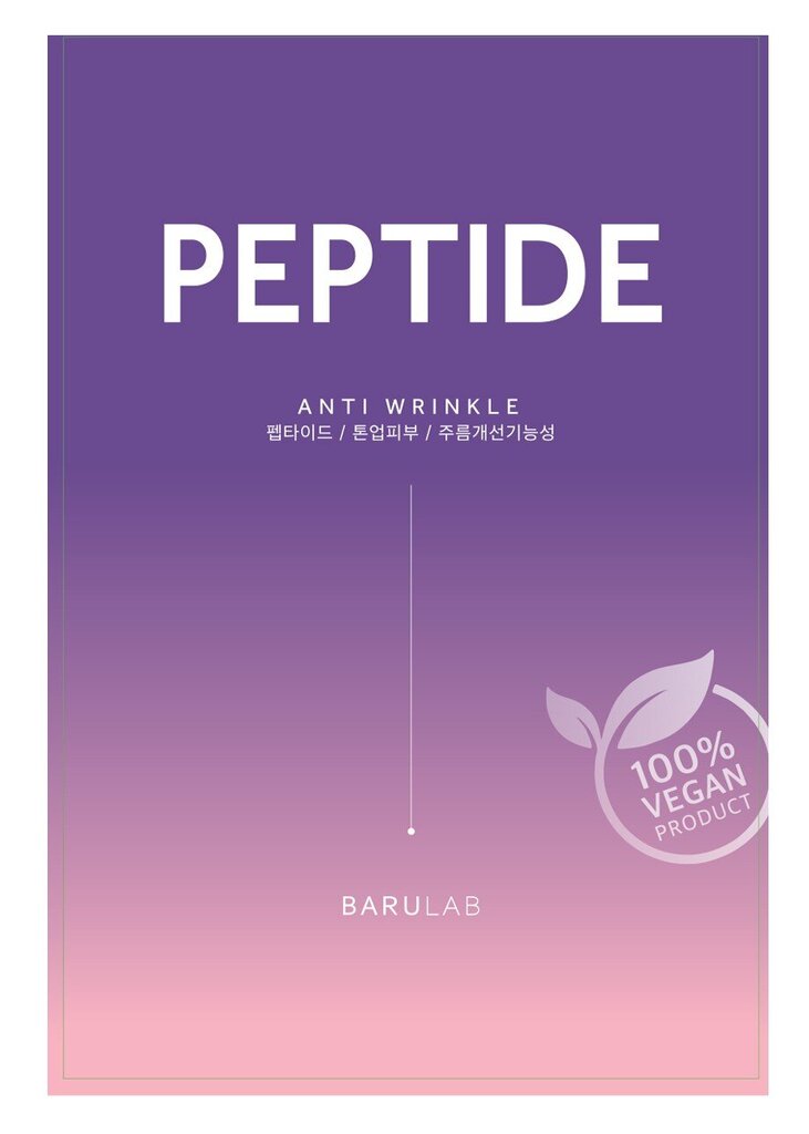 Näomask koos peptiididega Barulab The Clean Vegan Peptide, 23g цена и информация | Näomaskid, silmamaskid | kaup24.ee