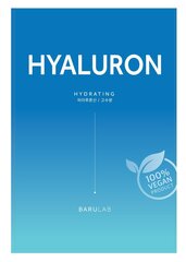 Тканевая маска для лица с гиалуроновой кислотой Barulab The Clean Vegan Mask Hyaluron, 23г цена и информация | Маски для лица, патчи для глаз | kaup24.ee