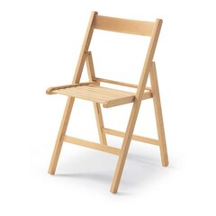 Kokkupandav Tool Puit Pruun (79 x 42,5 x 47,5 cm) цена и информация | Садовые стулья, кресла, пуфы | kaup24.ee