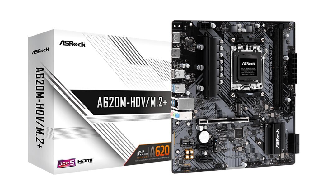 ASRock A620M-HDV/M.2+ hind ja info | Emaplaadid | kaup24.ee