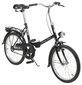 Kokkupandav jalgratas Azimut Fold 20" 2023, must hind ja info | Jalgrattad | kaup24.ee