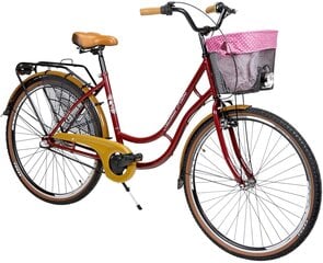 Jalgratas Azimut Holland Retro 28" 2023, punane цена и информация | Велосипеды | kaup24.ee