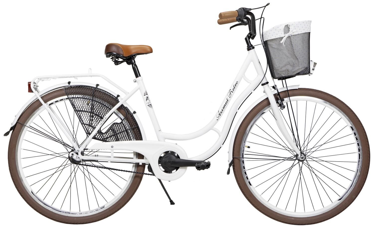 Jalgratas Azimut Holland Retro 28" 2023, valge hind ja info | Jalgrattad | kaup24.ee