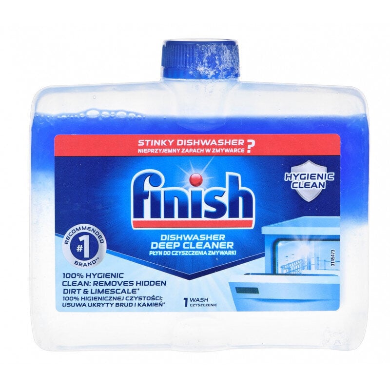 Finish Cleaner nõudepesumasina setete puhastusvahend, 250ml x 12 tk. hind ja info | Nõudepesuvahendid | kaup24.ee
