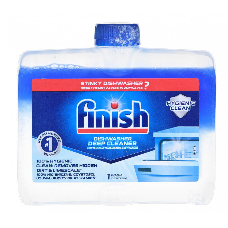 Finish Cleaner nõudepesumasina setete puhastusvahend, 250ml x 4 tk. цена и информация | Nõudepesuvahendid | kaup24.ee