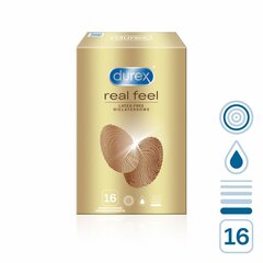 Презервативы Durex Real Feel N16. 2 набора упаковки цена и информация | Презервативы | kaup24.ee