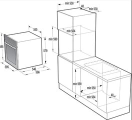 Gorenje BOP798S37BG hind ja info | Ahjud | kaup24.ee