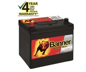 Aku BANNER Power Bull 60Ah 480A цена и информация | Аккумуляторы | kaup24.ee