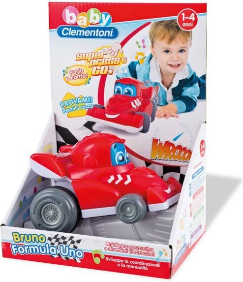 Võidusõiduauto Clementoni, vajuta ja sõida цена и информация | Poiste mänguasjad | kaup24.ee