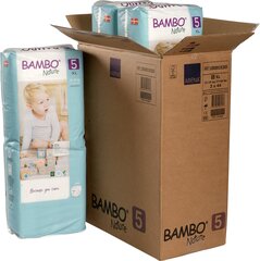 Orgaanilised mähkmed Bambo Nature 5 (12-18 kg), 132 tk hind ja info | Mähkmed | kaup24.ee