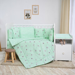 Beebi voodipesukomplekt Lorelli Trend Friends Green, 70x110, 5-osaline hind ja info | Beebide ja laste voodipesu | kaup24.ee