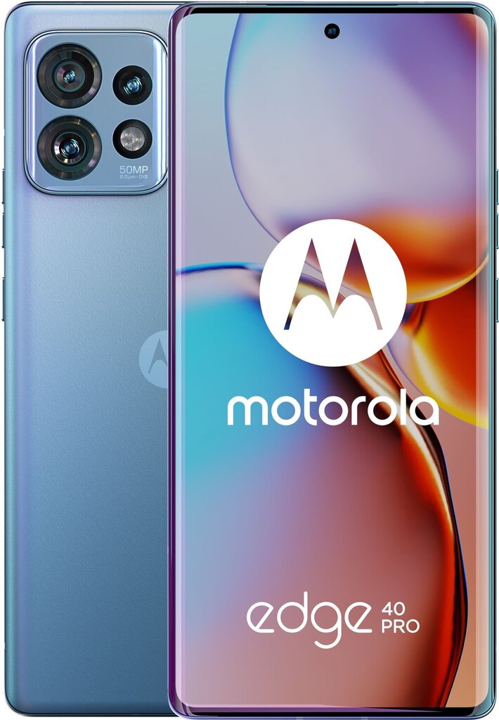 Motorola Edge 40 Pro 5G 12/256GB Lunar Blue PAWE0005SE цена и информация | Telefonid | kaup24.ee