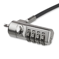 Защитный кабель Startech LTLOCK4D             (2 m) цена и информация | Охлаждающие подставки и другие принадлежности | kaup24.ee