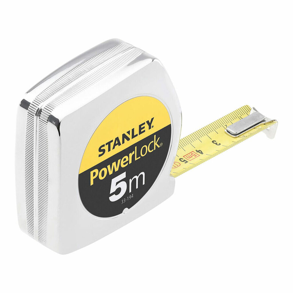 Mõõdulint Stanley Powerlock Classic Süsinikteras (5 m x 19 mm) цена и информация | Käsitööriistad | kaup24.ee