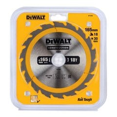 Режущий диск Dewalt dt1936-qz 165 x 30 mm цена и информация | Пилы, циркулярные станки | kaup24.ee