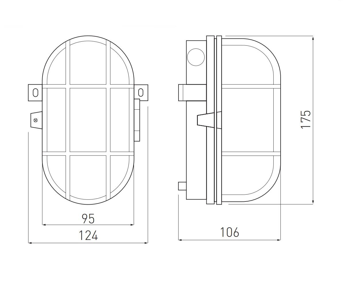 GTV lamp SANGUESA, 40W, E27, IP44, valge raam, ABS/klaas OS-KAY060-00 hind ja info | Seinavalgustid | kaup24.ee