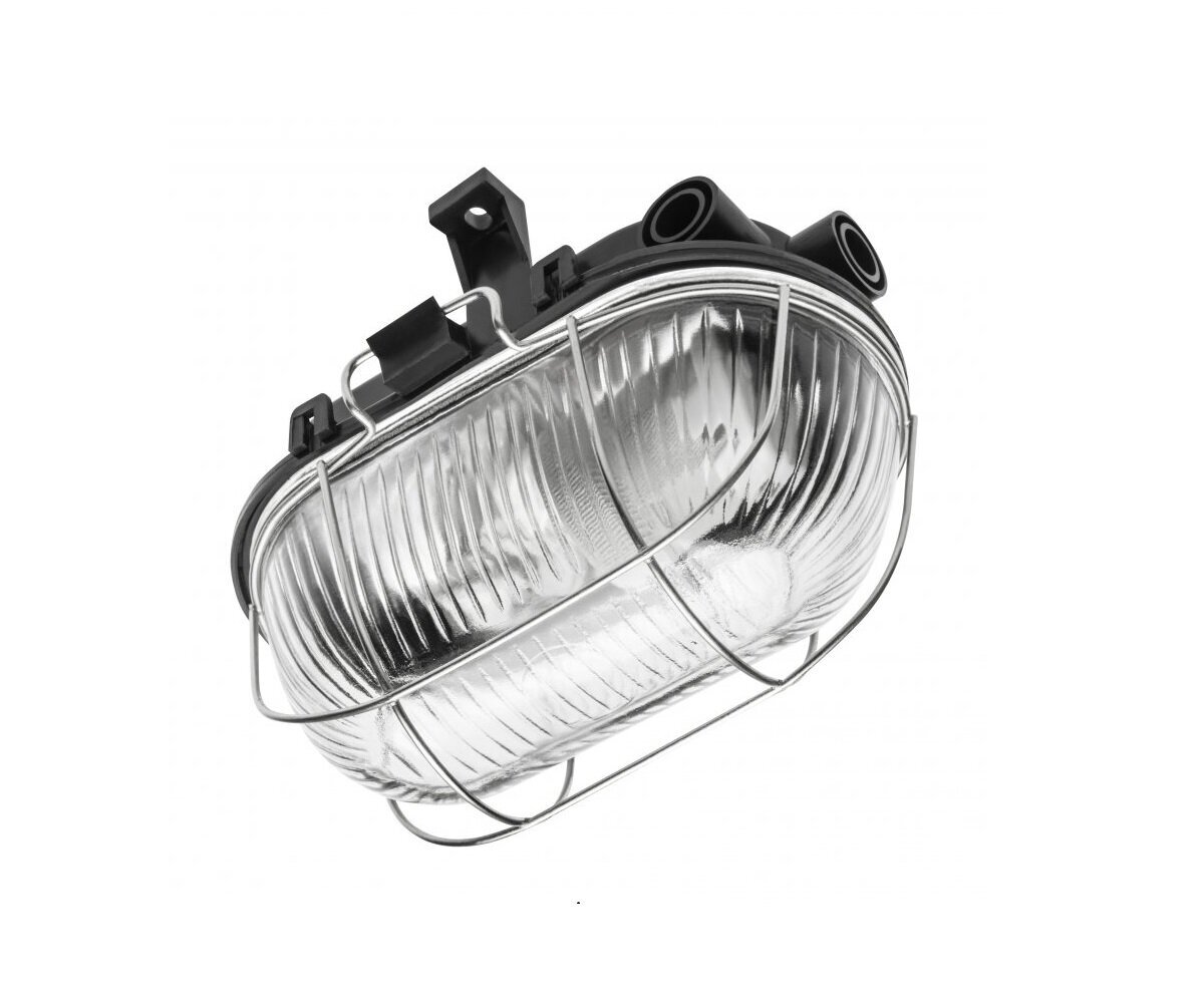 GTV lamp SANGUESA, 40W, E27, IP54, must raam, ABS/klaas OS-KAM060-10 цена и информация | Seinavalgustid | kaup24.ee