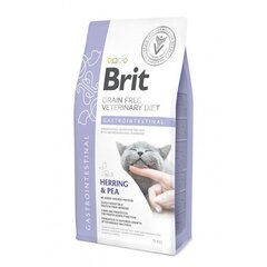Brit GF Veterinary Diets täiskasvanud kassidele koos heeringa ja hernega Gastrointestinal, 5 kg hind ja info | Kuivtoit kassidele | kaup24.ee