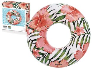 Надувной круг для плавания Bestway, 119 см, розовый цена и информация | Надувные и пляжные товары | kaup24.ee
