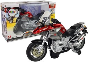 Мотоцикл на батарейках с подсветкой и музыкой - красный цена и информация | Игрушки для мальчиков | kaup24.ee